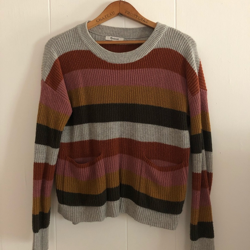 Madewell Patchwork Pullover